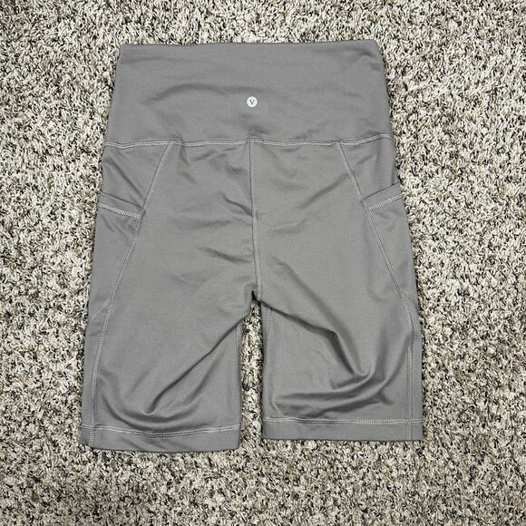Velocity Sculpt And Flow Grace 9” Short Women’s Sz S Biker Shorts Grey Pockets - Picture 2 of 11